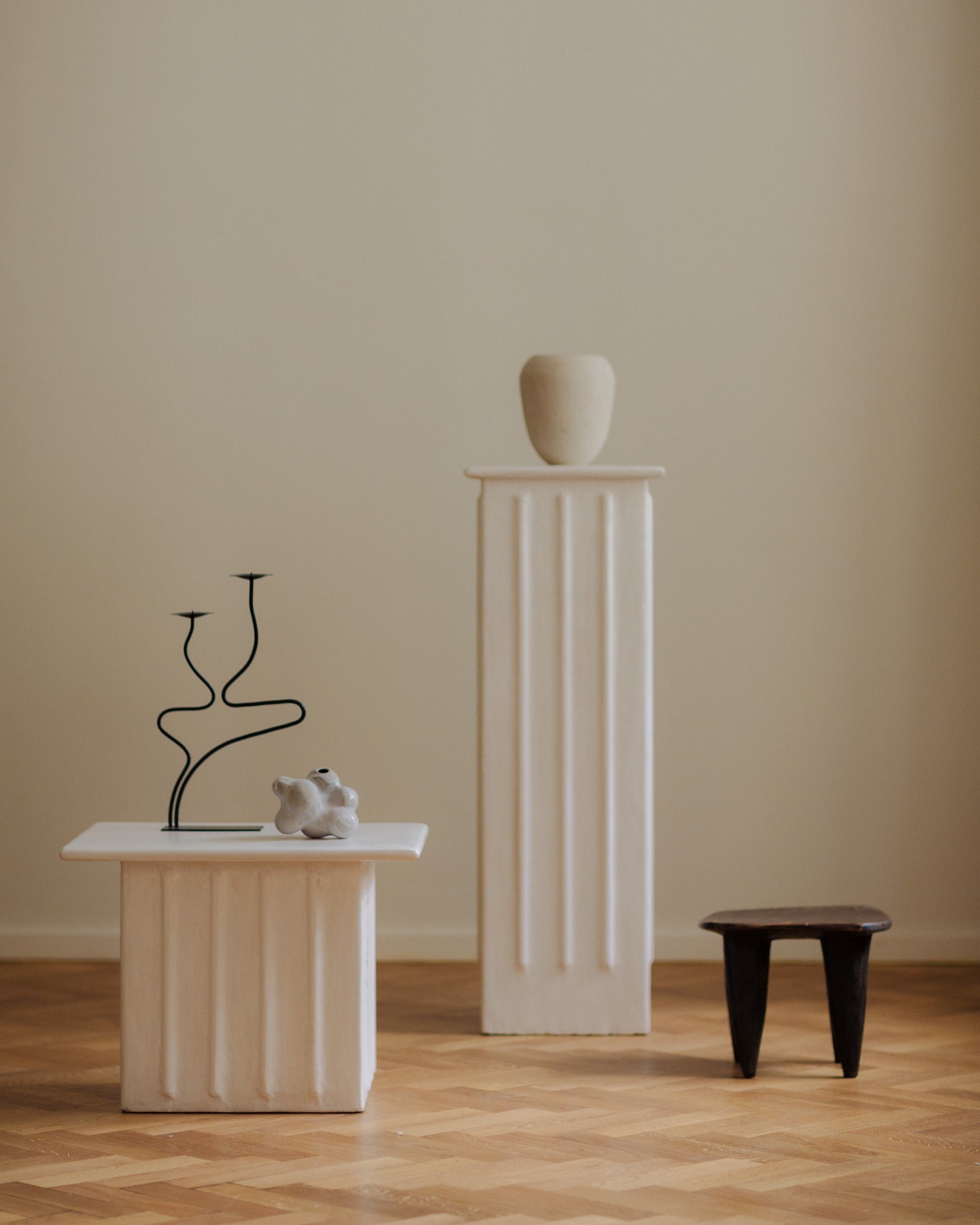 Li Ceramics - Vase, Grey Organic