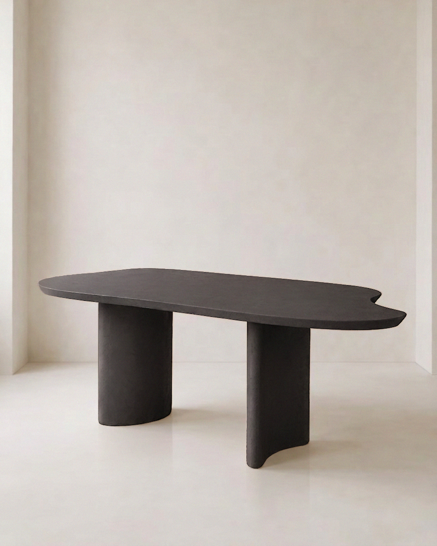 Kanso – Microcement Dining Table, Contour
