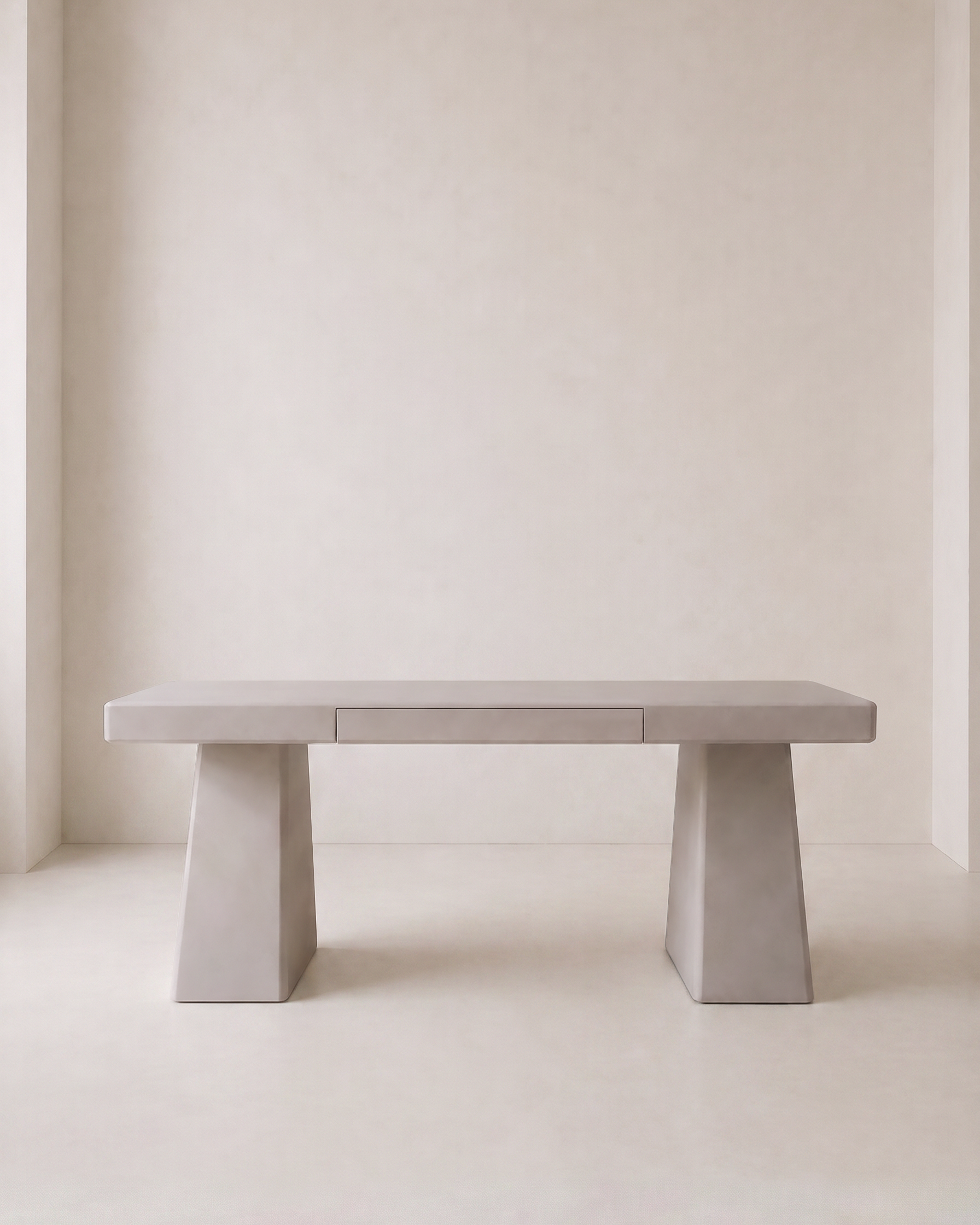 Kanso Angle – Microcement Work Desk