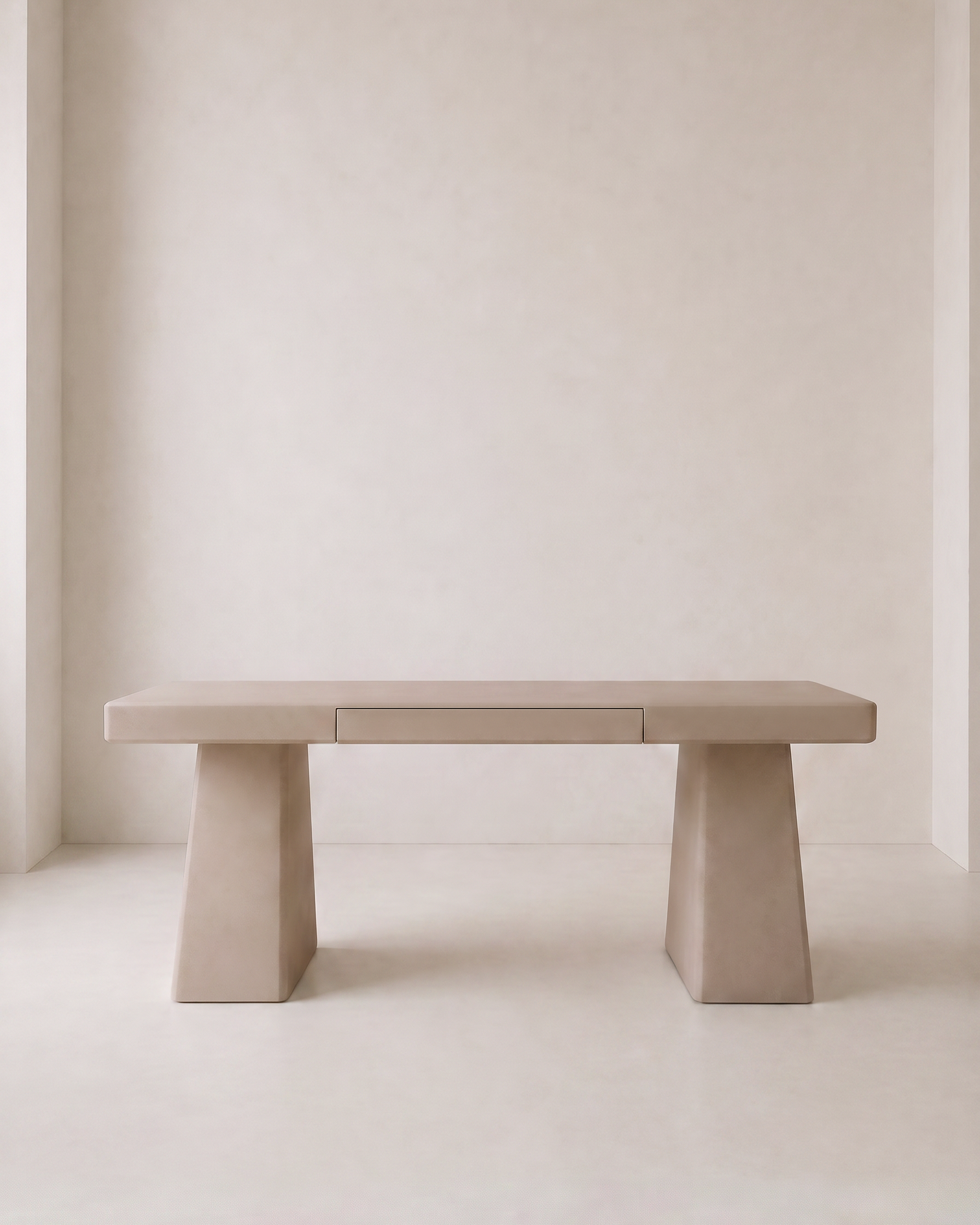 Kanso Angle – Microcement Work Desk