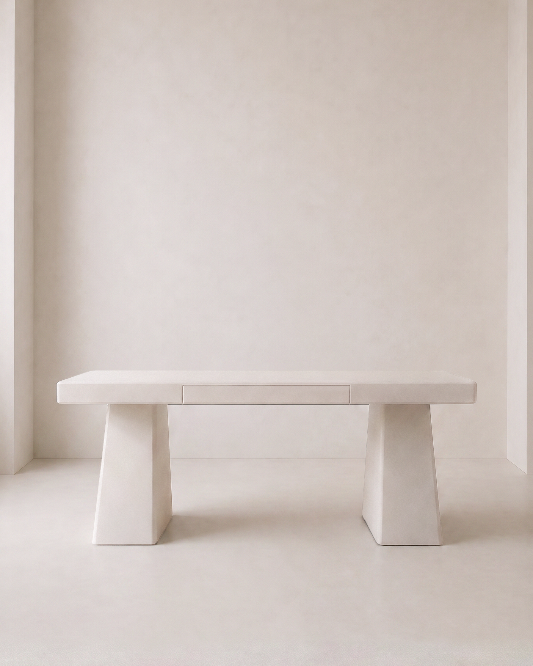 Kanso Angle – Microcement Work Desk