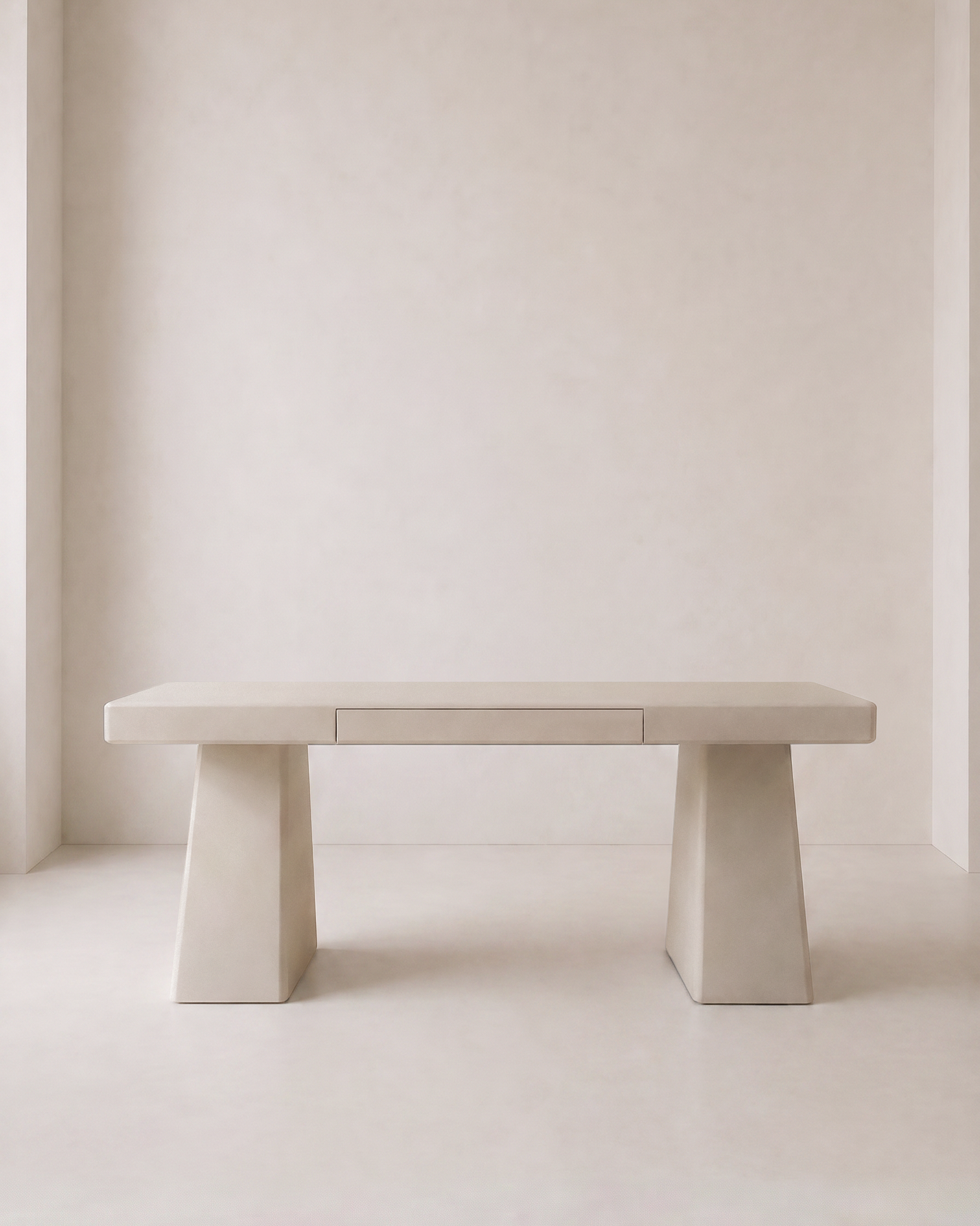 Kanso Angle – Microcement Work Desk