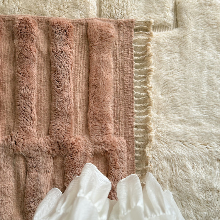 Beni Mrirt Maroccan rug in terracotta