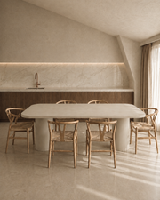 Kanso – Microcement Dining Table, Frame