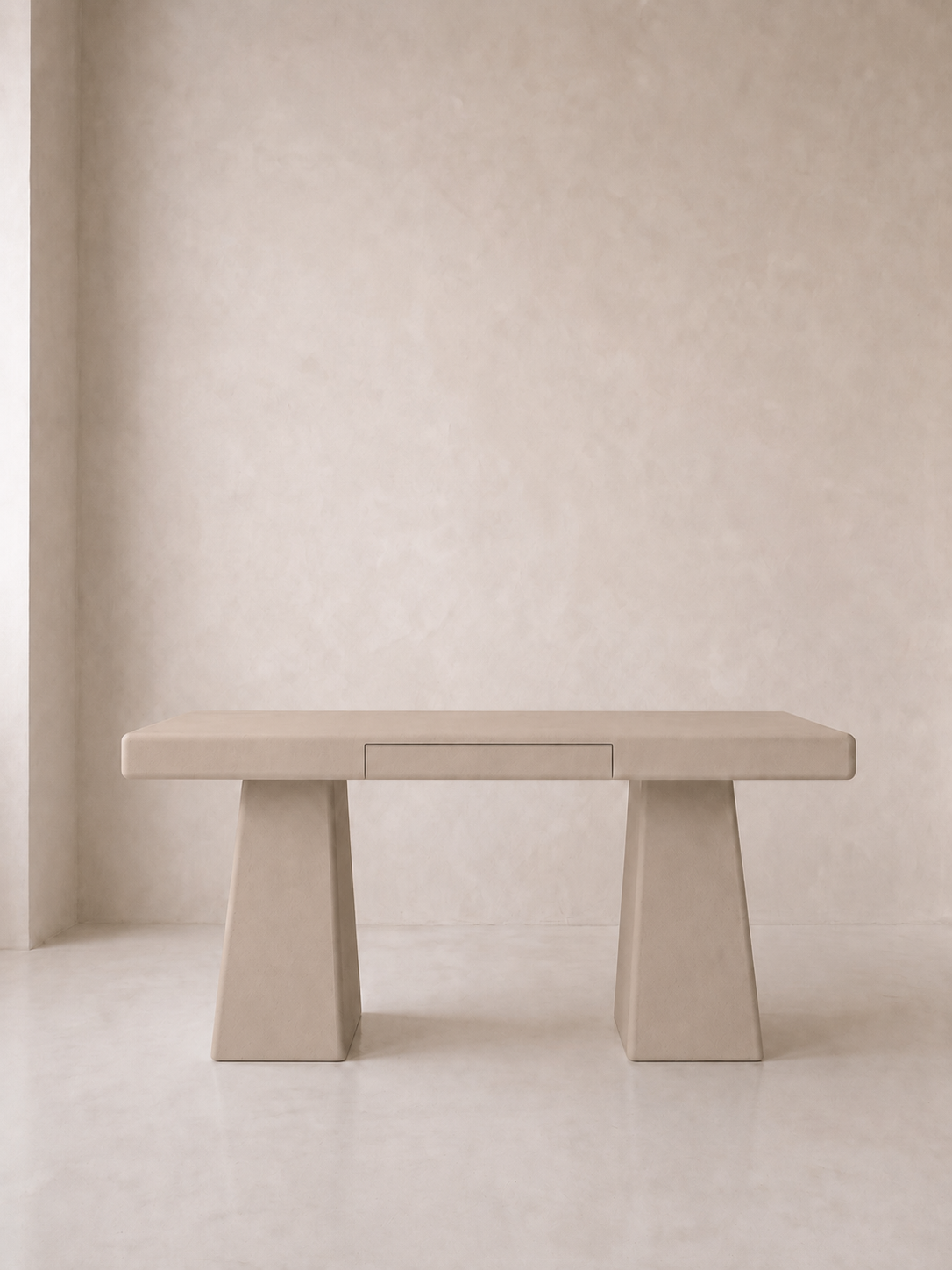 Kanso Angle – Microcement Work Desk