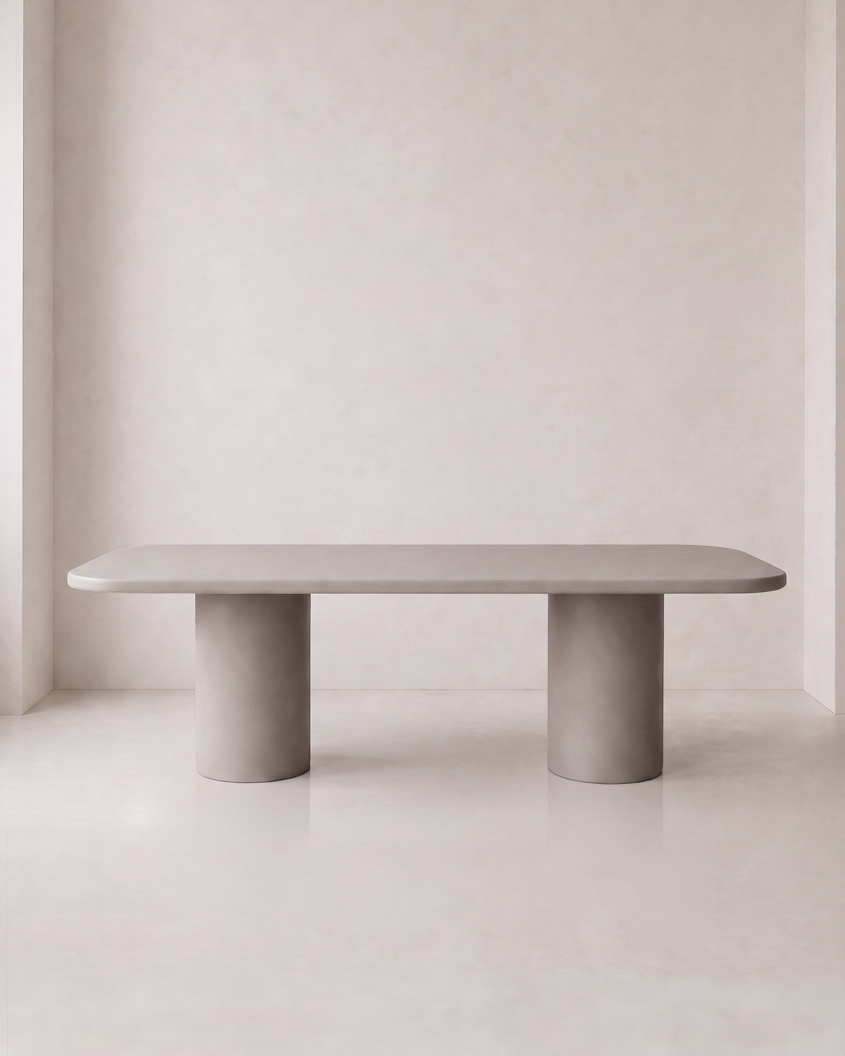 Kanso – Microcement Dining Table, Frame