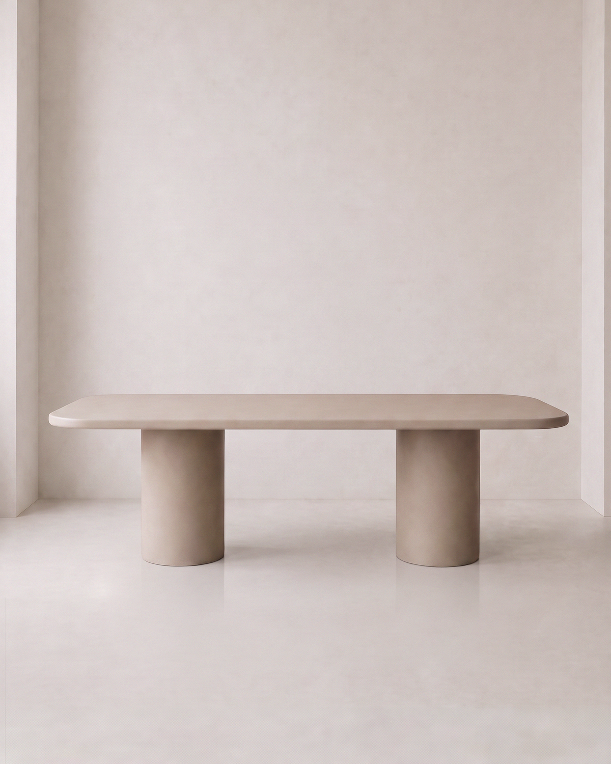 Kanso – Microcement Dining Table, Frame
