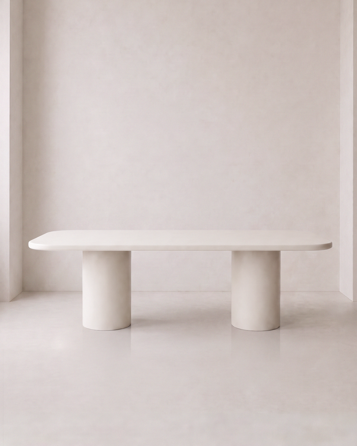 Kanso – Microcement Dining Table, Frame