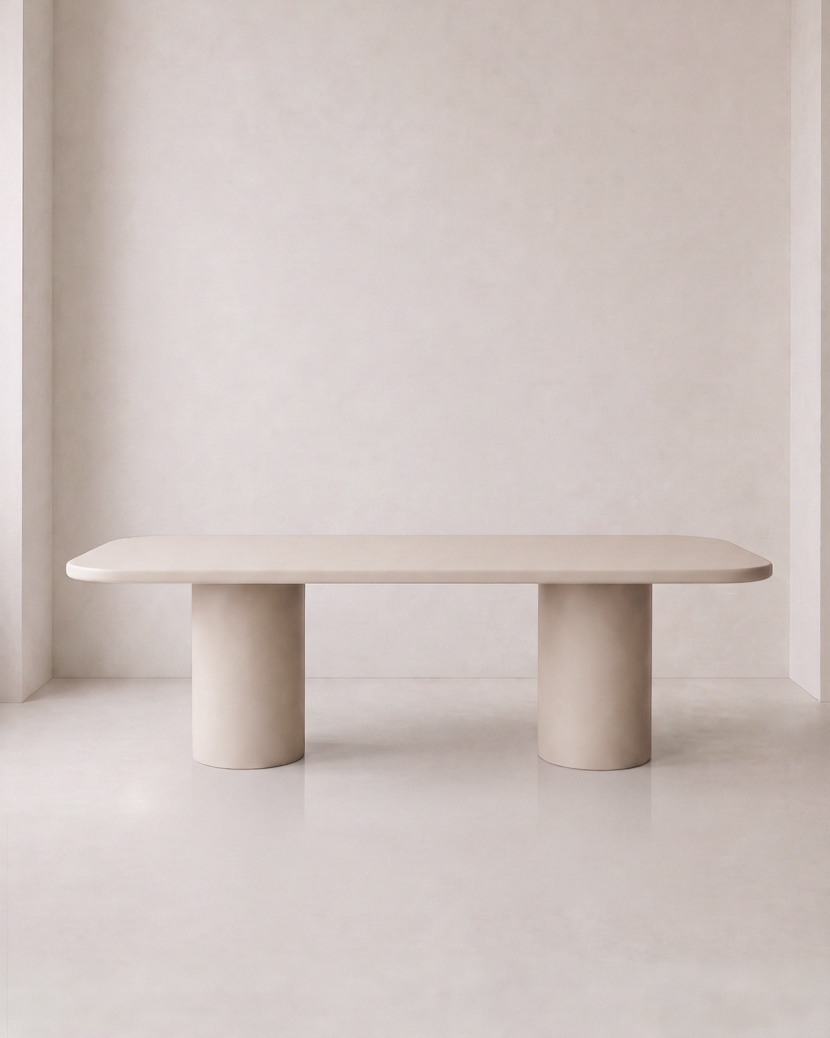 Kanso – Microcement Dining Table, Frame