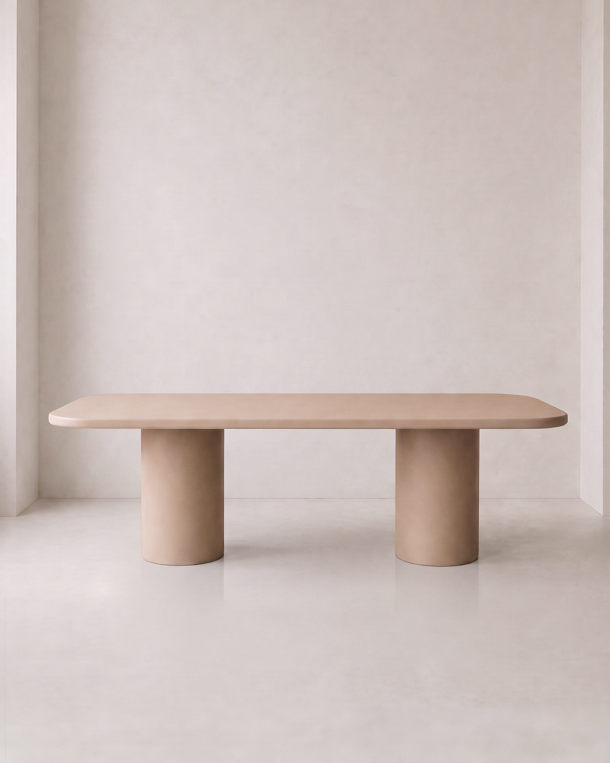 Kanso – Microcement Dining Table, Frame