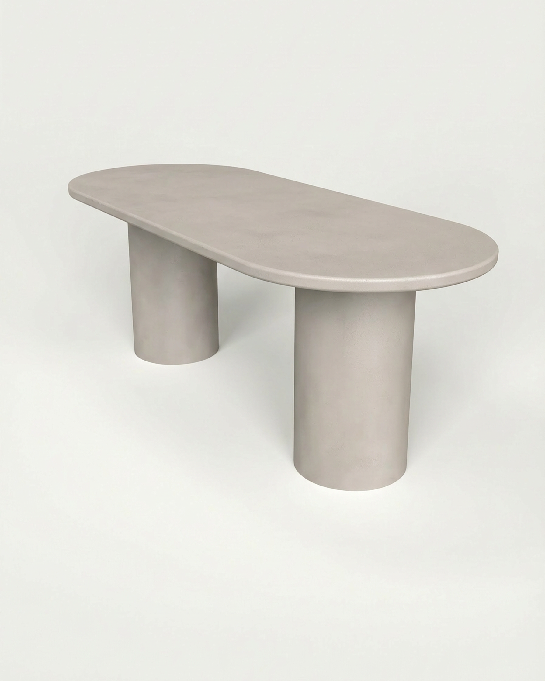 Kanso – Microcement Dining Table, Oval