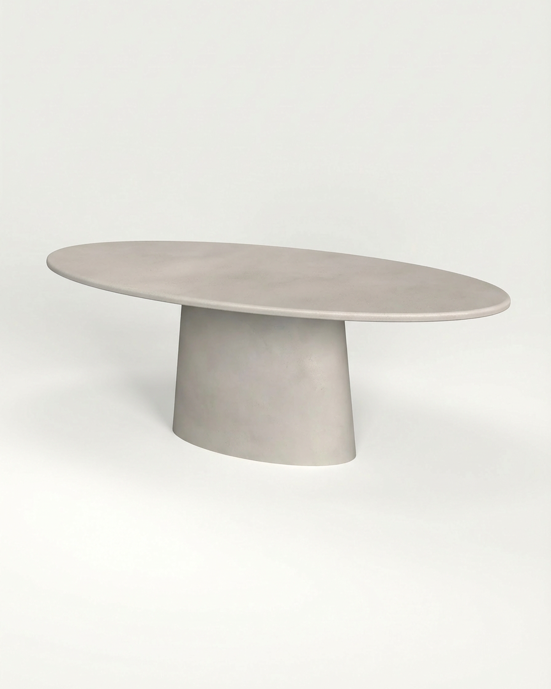 Kanso – Microcement Dining Table, Arc