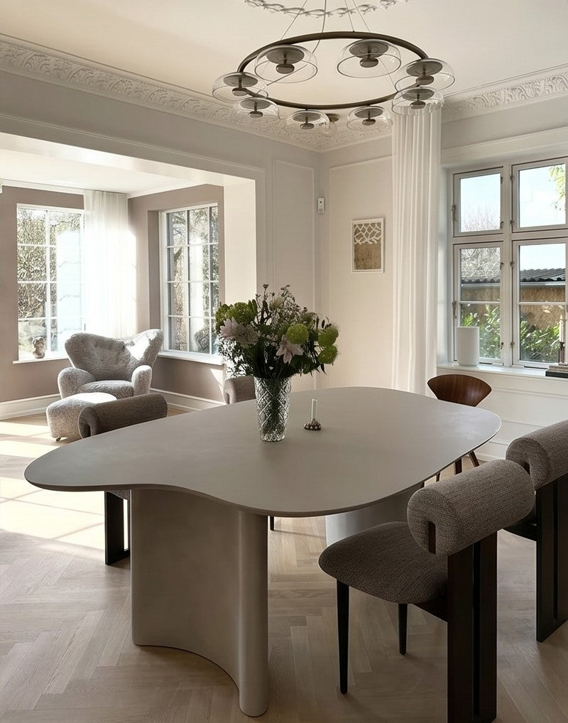 Kanso – Microcement Dining Table, Contour
