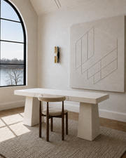 Kanso Angle – Microcement Work Desk
