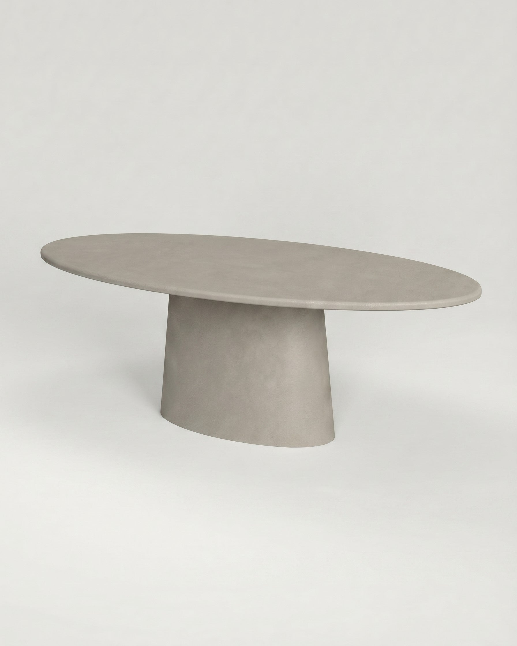 Kanso – Microcement Dining Table, Arc