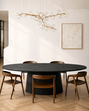 Kanso – Microcement Dining Table, Arc