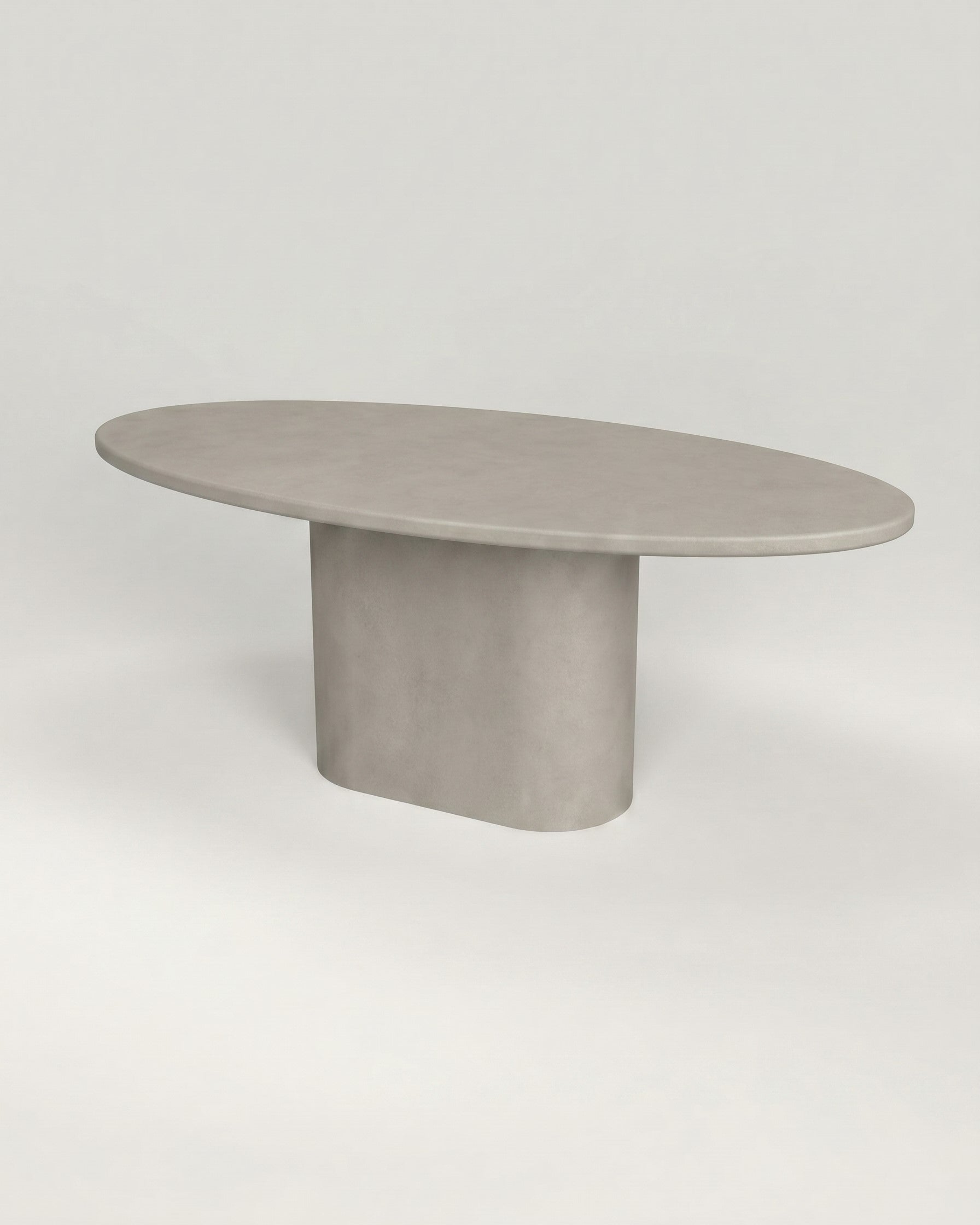 Kanso – Microcement Dining Table, Ellipse