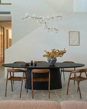 Kanso – Microcement Dining Table, Arc