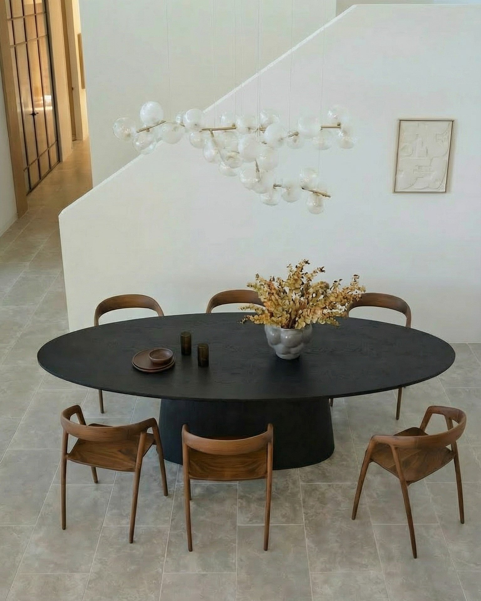 Kanso – Microcement Dining Table, Arc