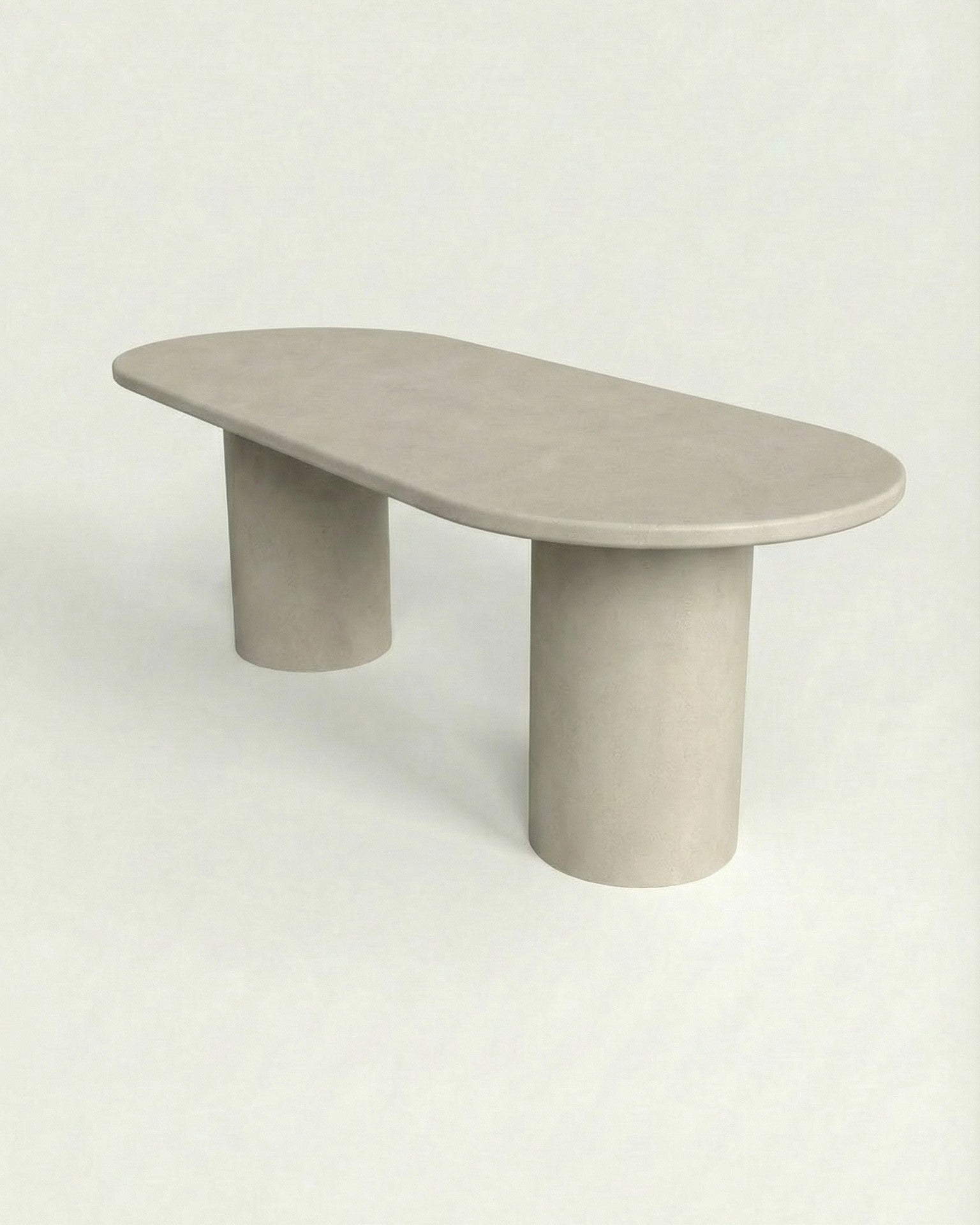 Kanso – Microcement Dining Table, Oval