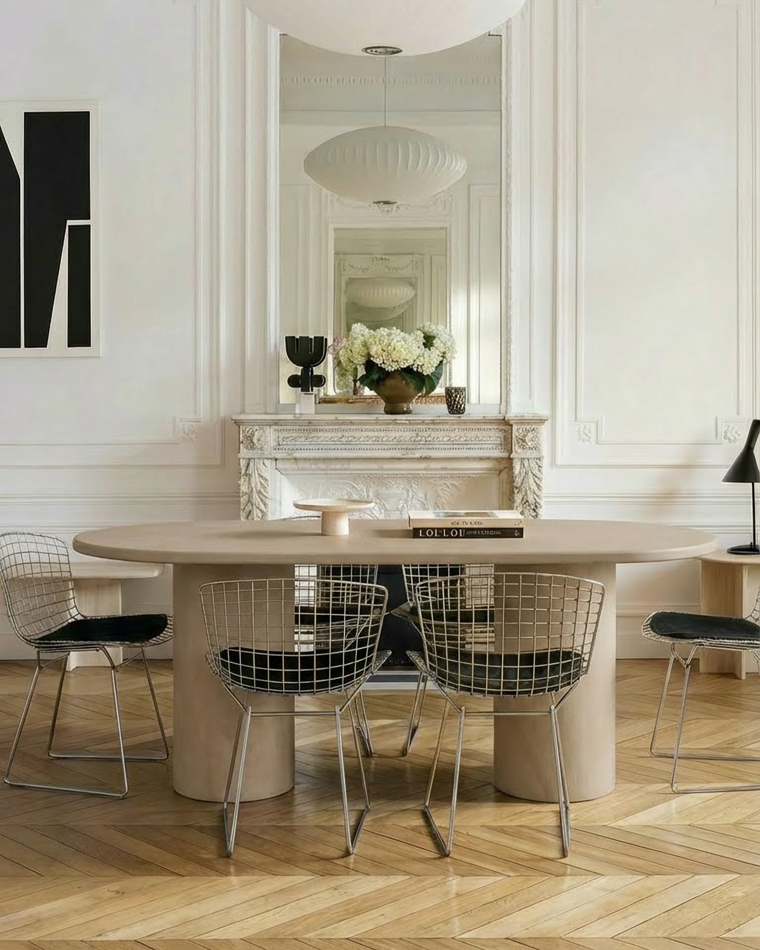 Kanso – Microcement Dining Table, Oval