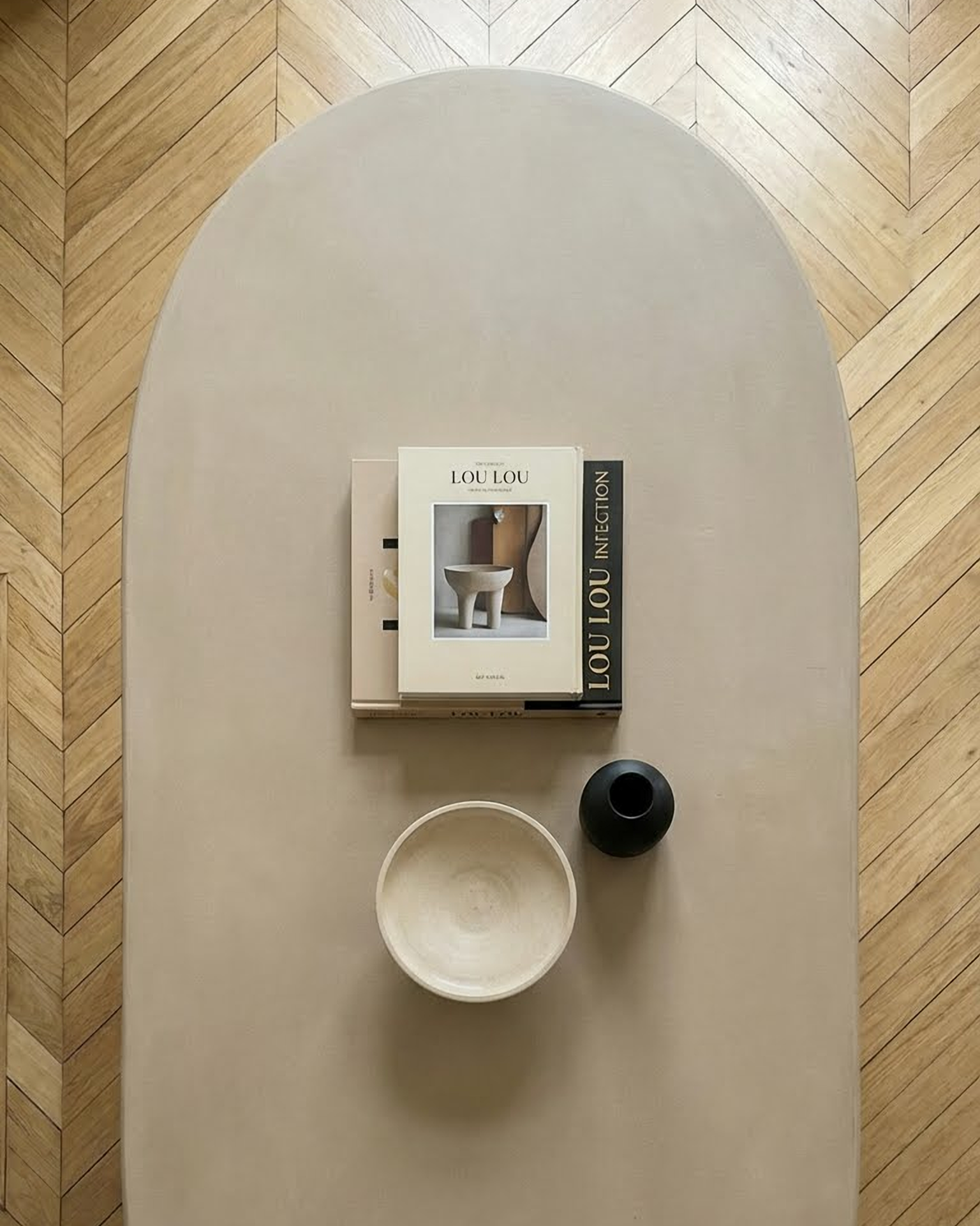Kanso – Microcement Dining Table, Oval