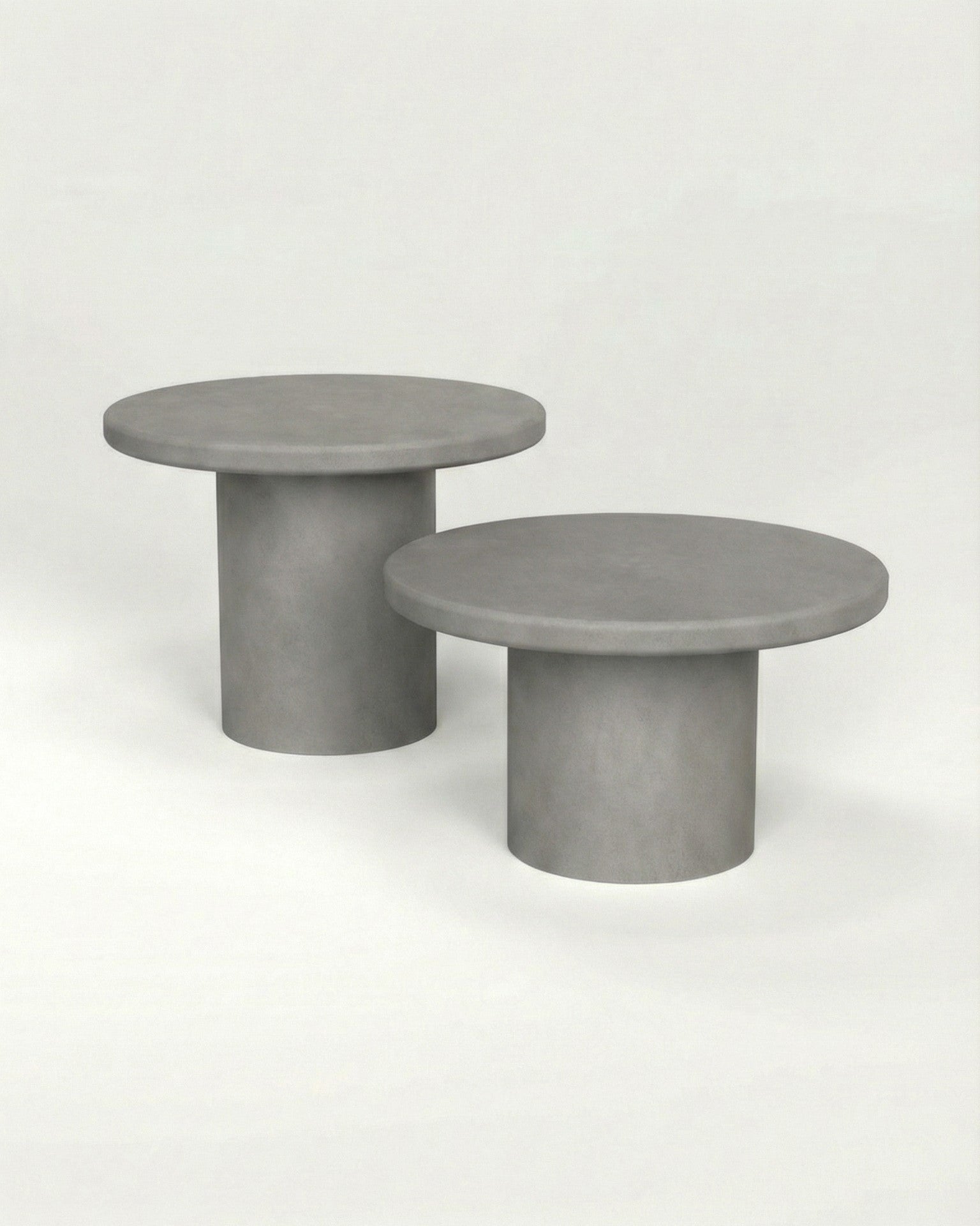 Kanso – Microcement Coffee Table Set, Round
