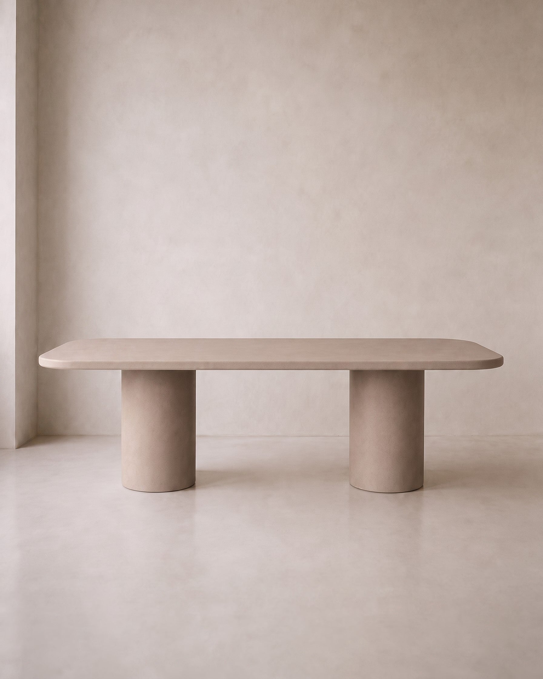 Kanso – Microcement Dining Table, Rounded Rectangle