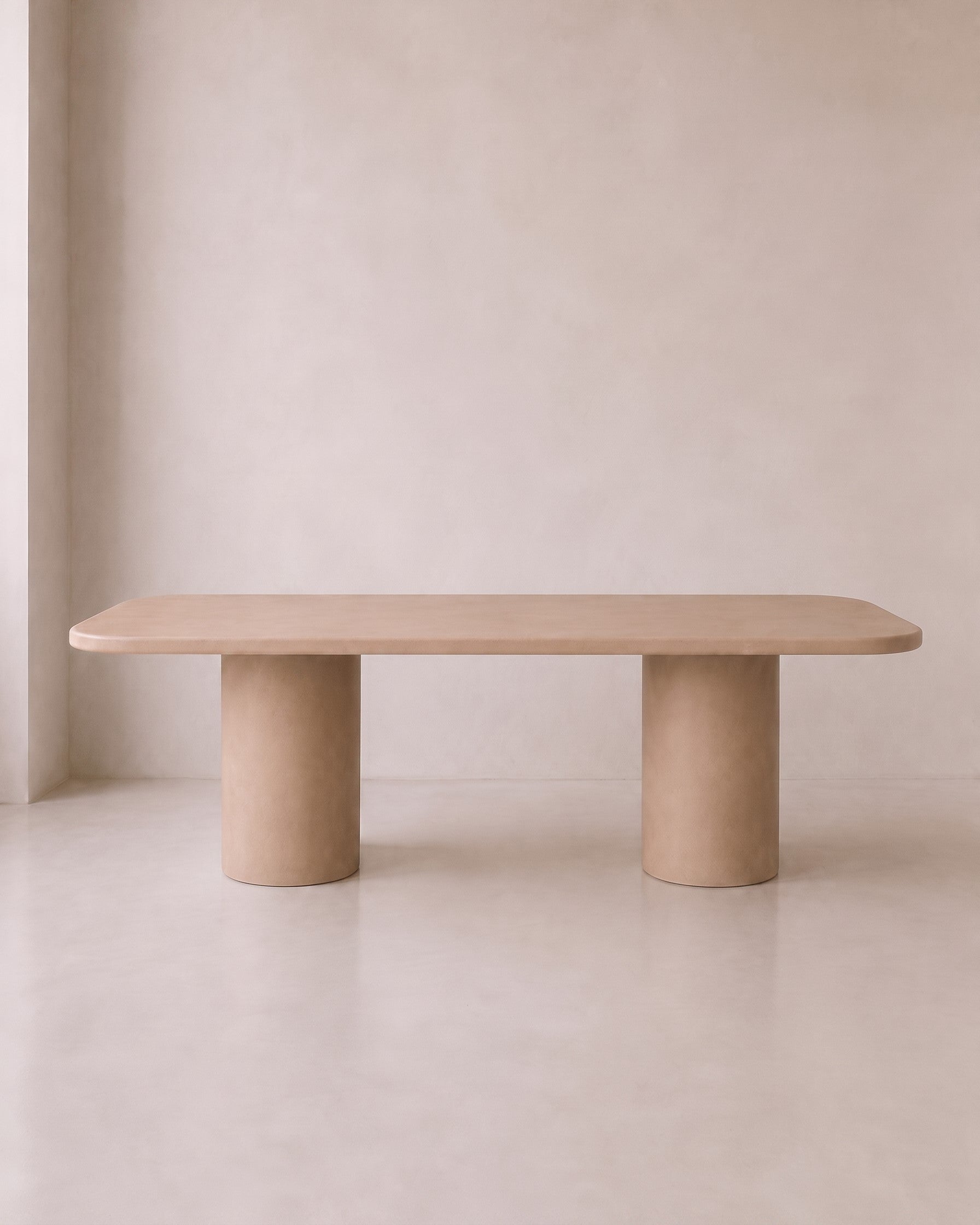 Kanso – Microcement Dining Table, Rounded Rectangle