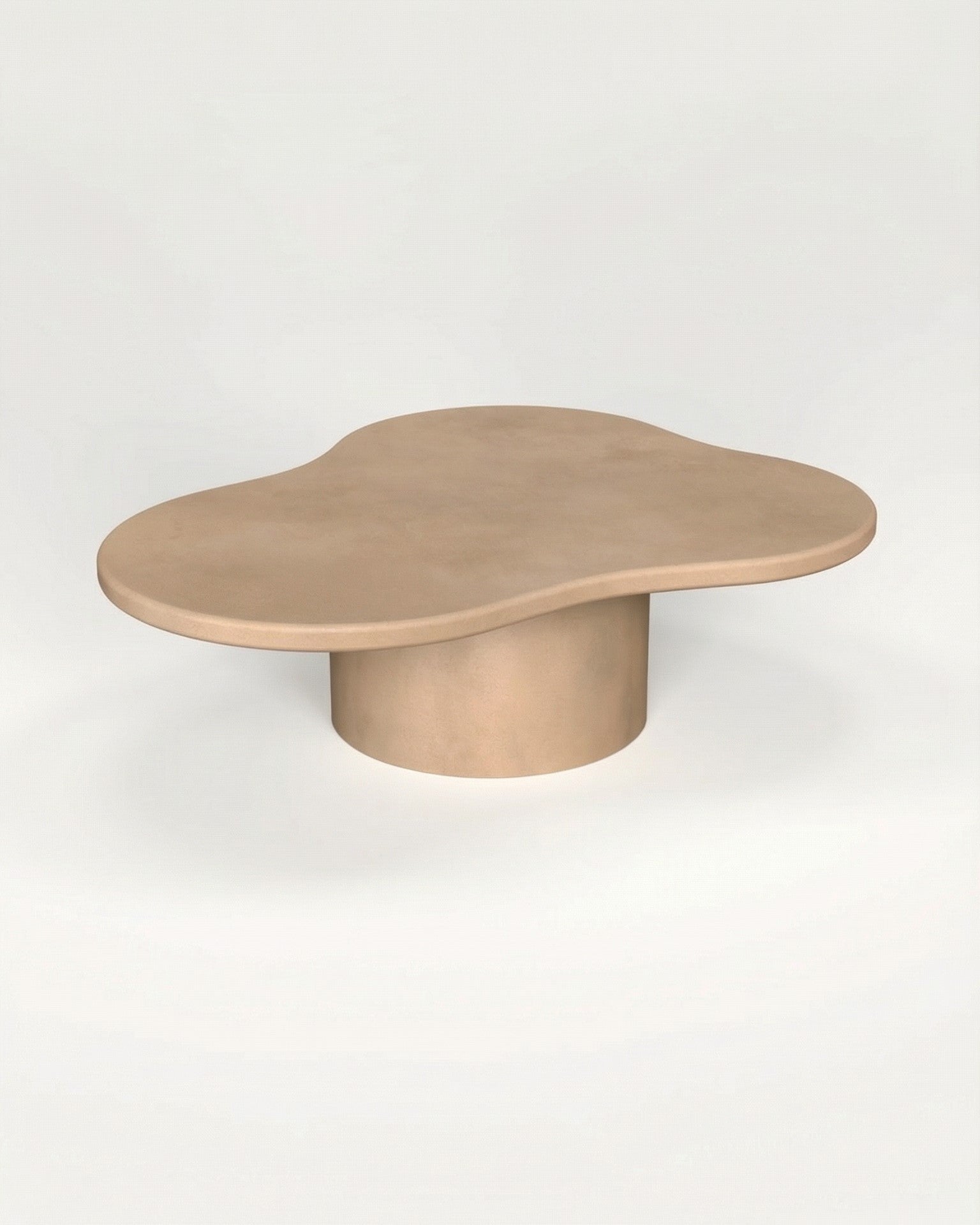 Kanso – Microcement Coffee Table, Organic
