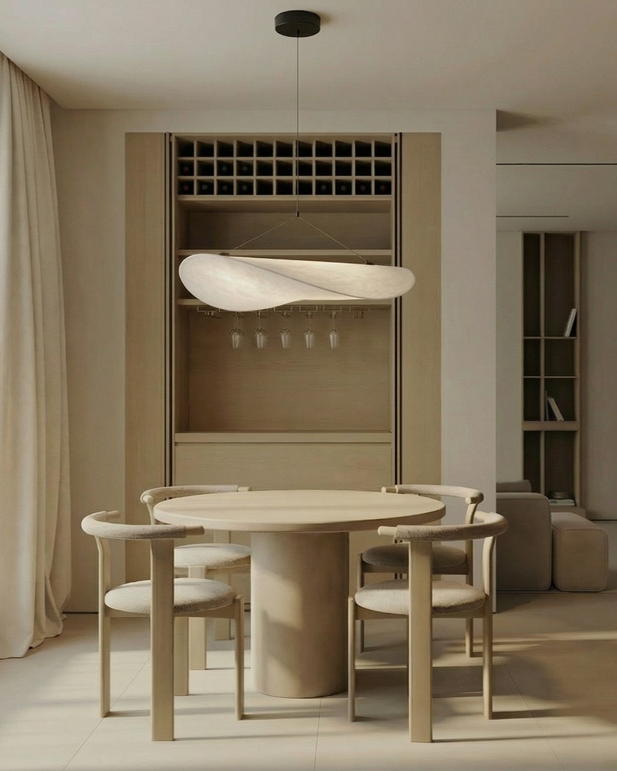 Kanso – Microcement Dining Table, Round