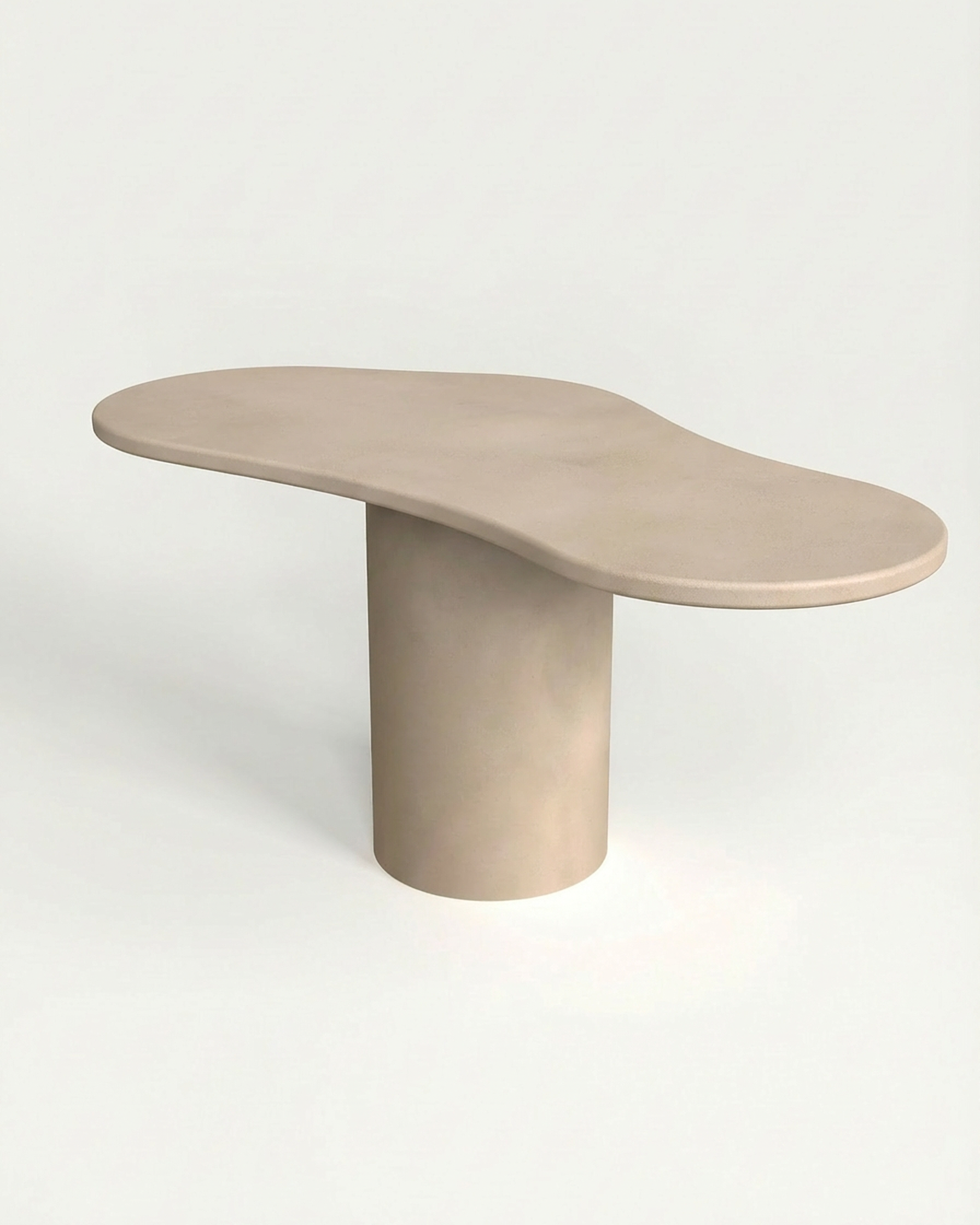 Kanso – Microcement Dining Table, Organic