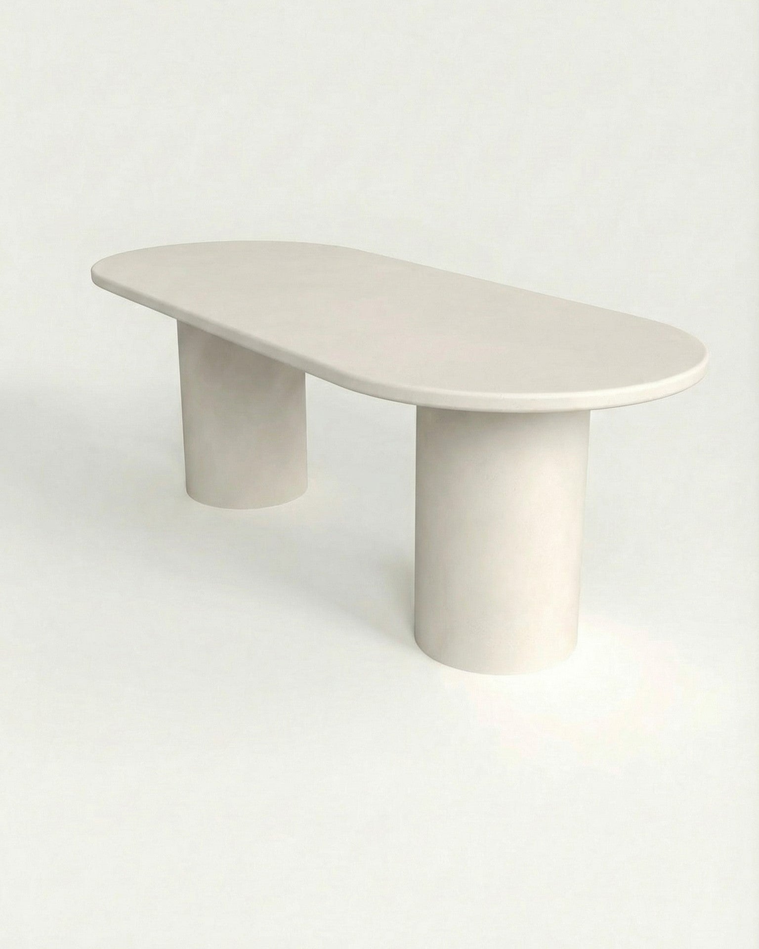 Kanso – Microcement Dining Table, Oval