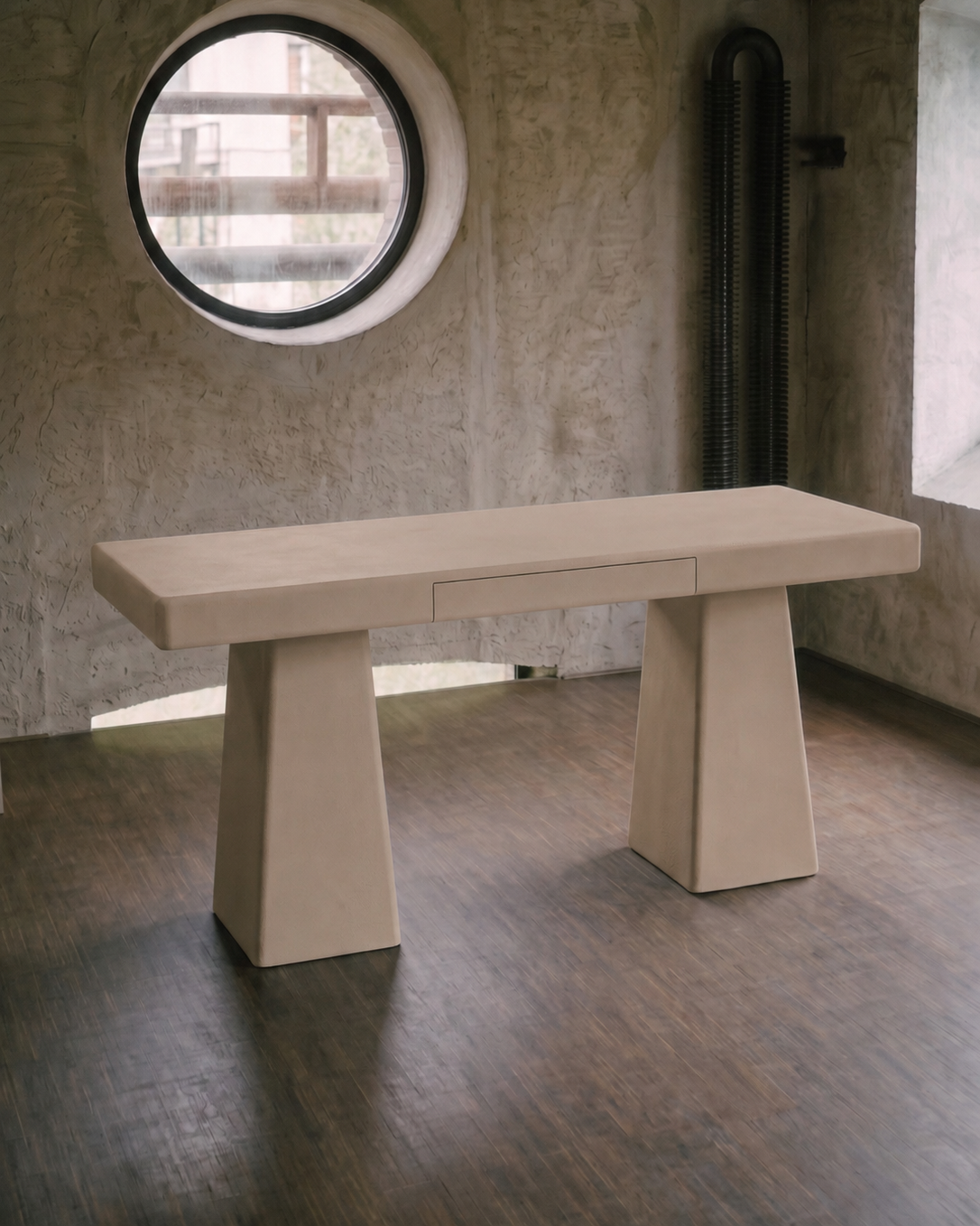 Kanso Angle – Microcement Work Desk