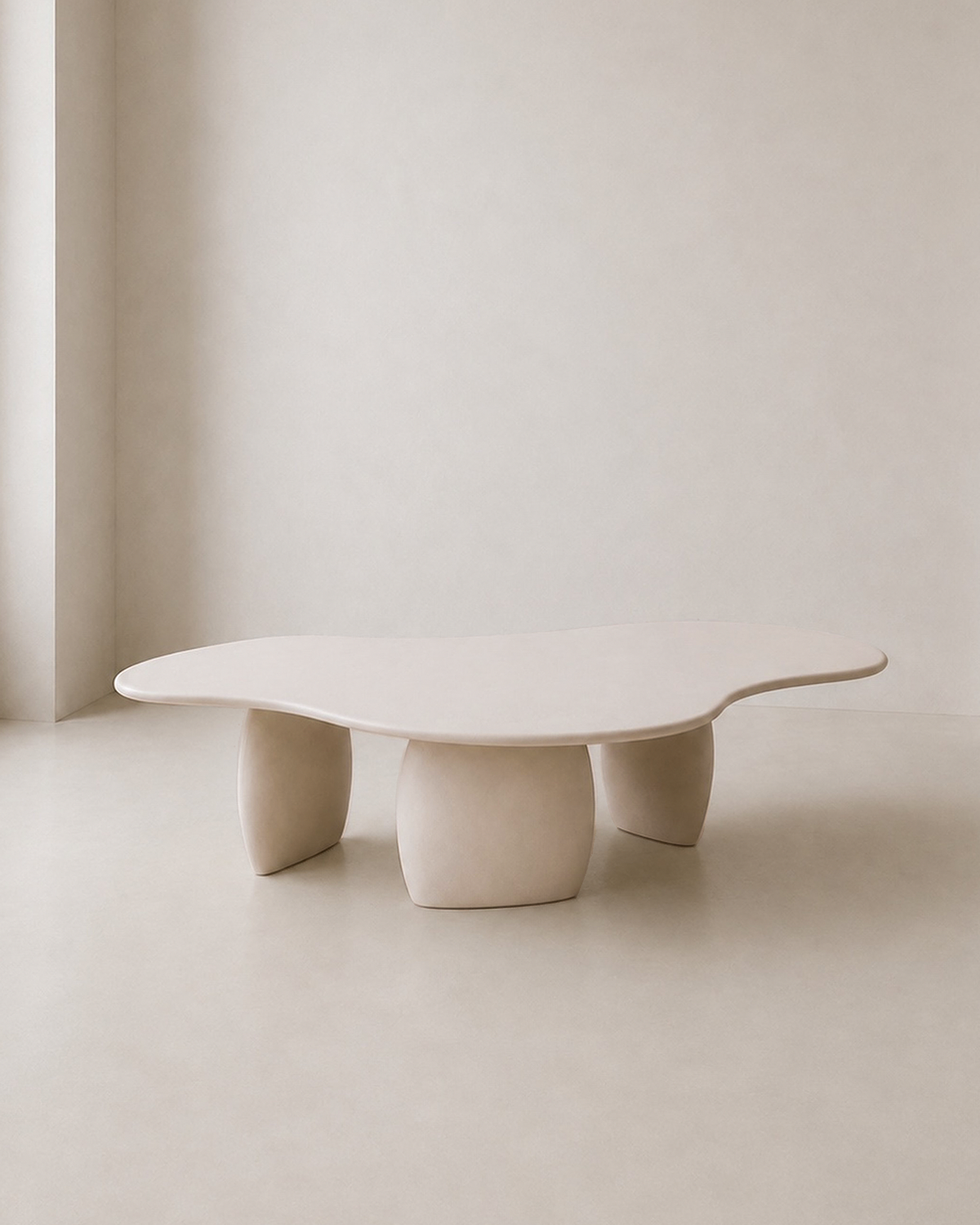 Kanso - Konferenční stolek z mikrocementu, Bloom