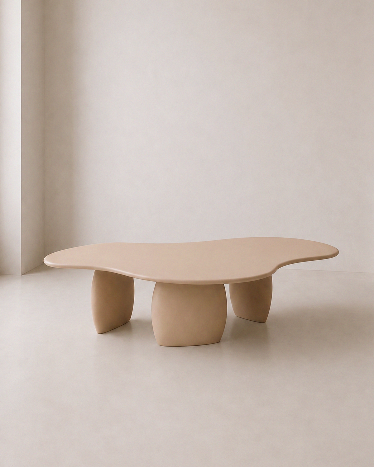 Kanso - Konferenční stolek z mikrocementu, Bloom