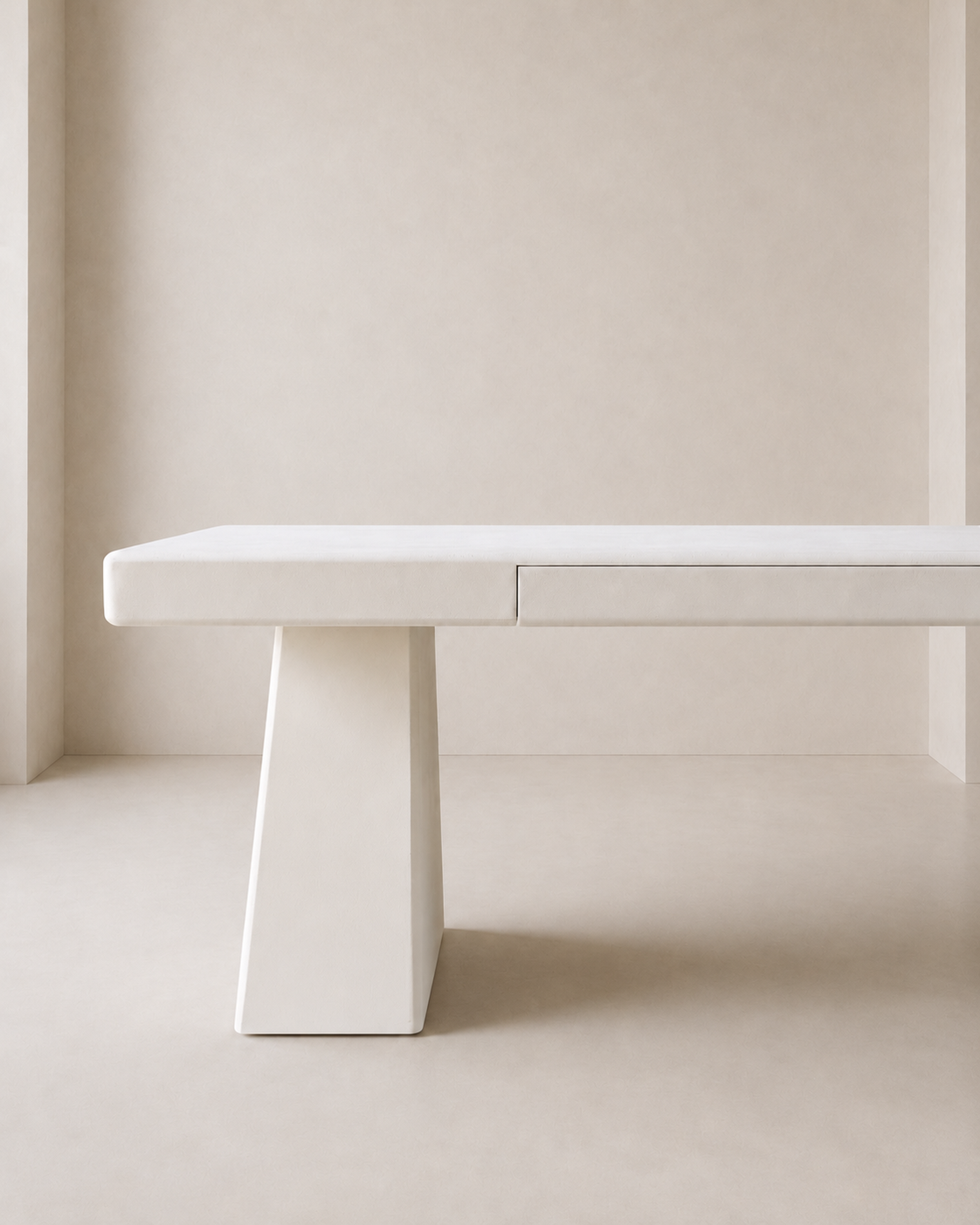 Kanso Angle – Microcement Work Desk