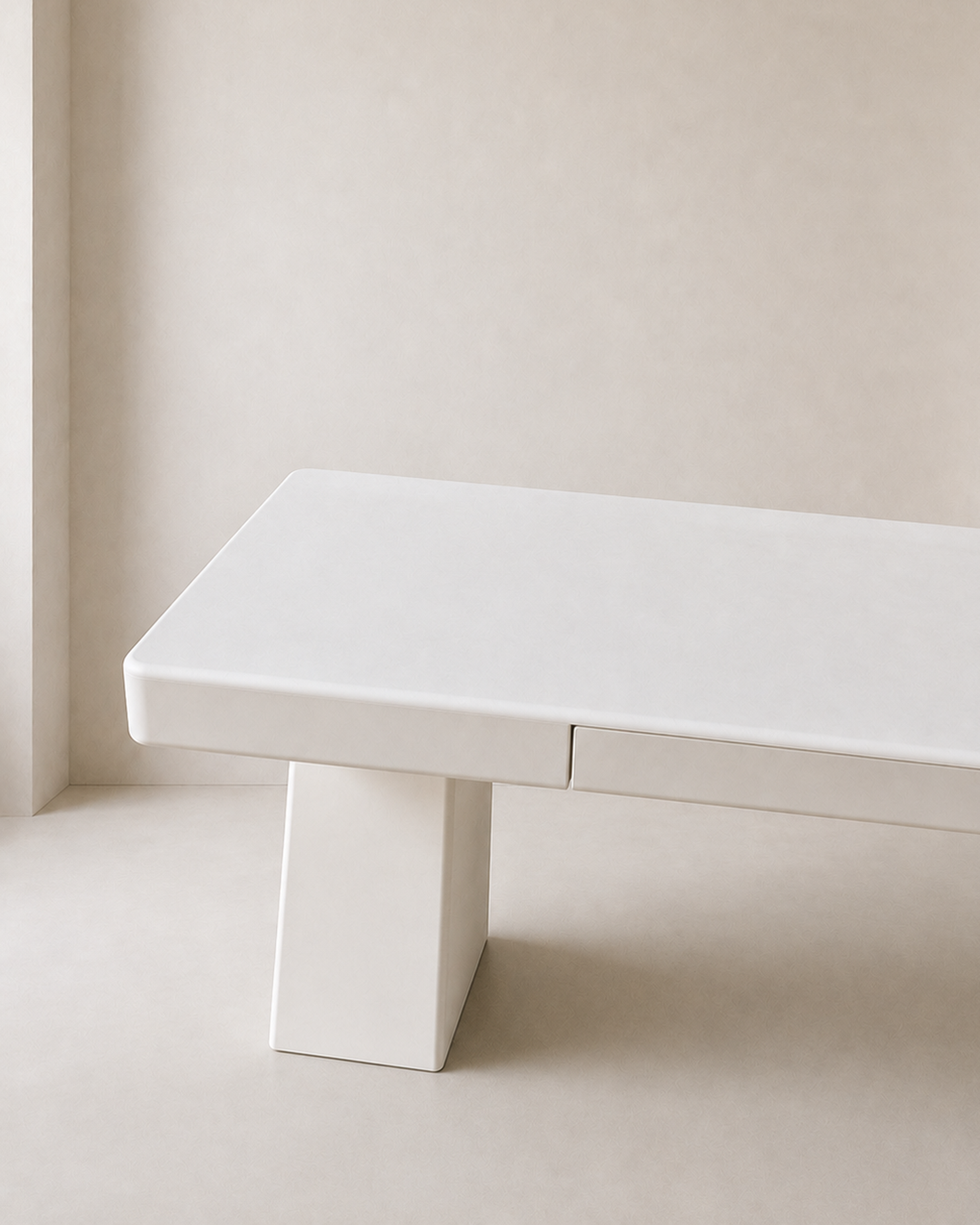 Kanso Angle – Microcement Work Desk